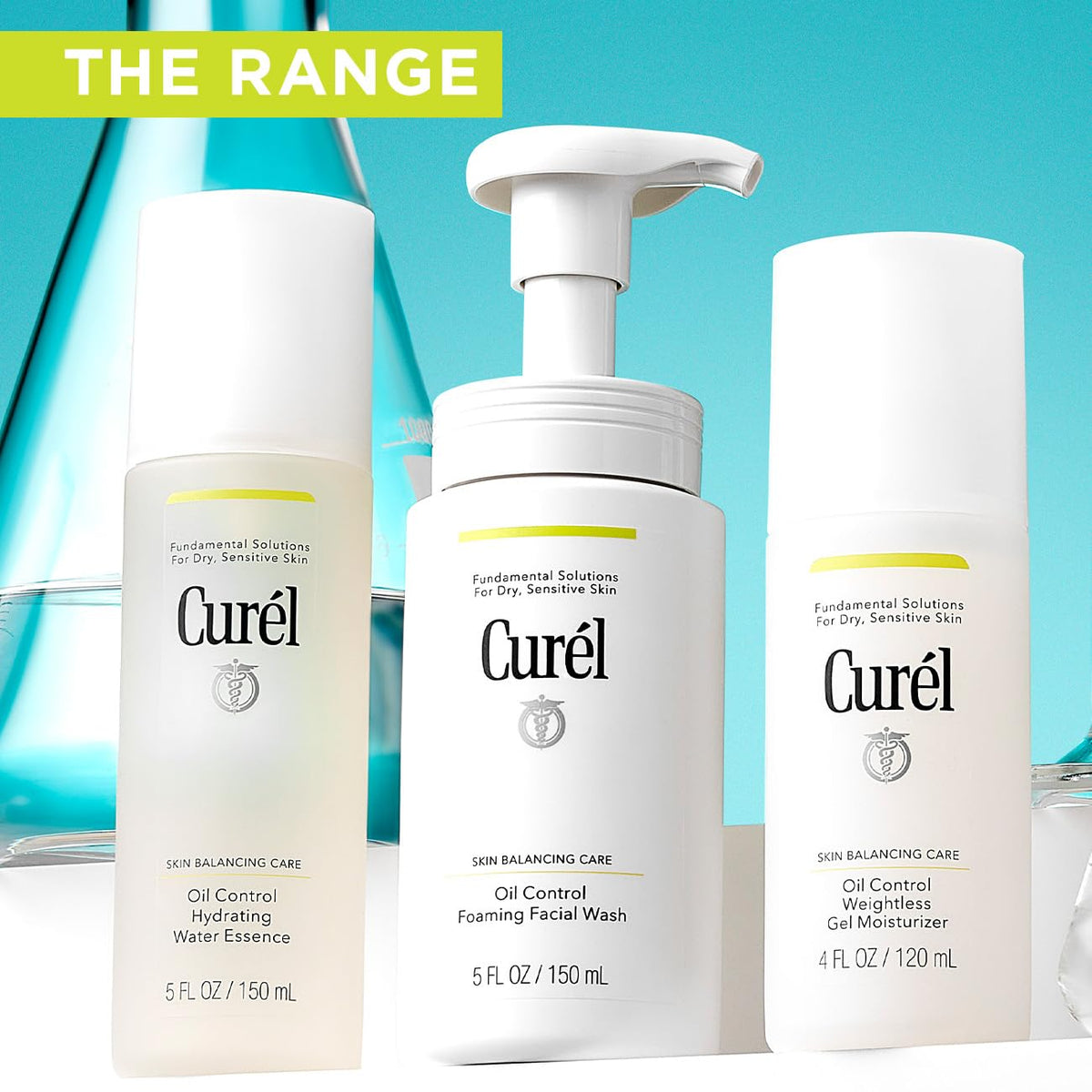 Curél after-use skin balance shot shows refreshed, balanced complexion