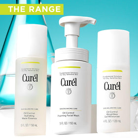 Curél after-use skin balance shot shows refreshed, balanced complexion