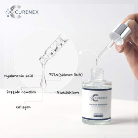 CURENEX packaging box signals premium daily nourishment for the skin.