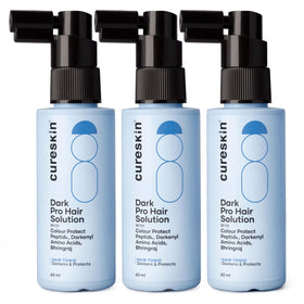Cureskin Anti Grey Hair Serum bottle close-up showing lightweight formula for everyday use
