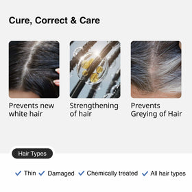 Cureskin Anti Grey Hair Serum daily-use routine preview for consistent results
