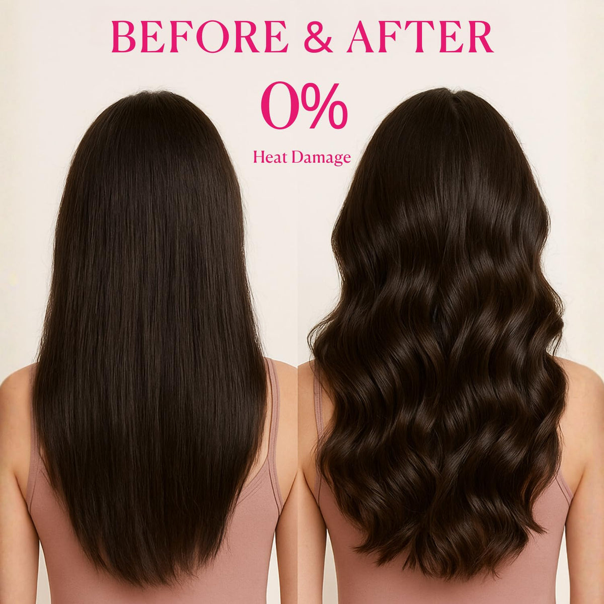 Curl Socks shoulder-to-mid-back hair fits securely for natural-looking waves.