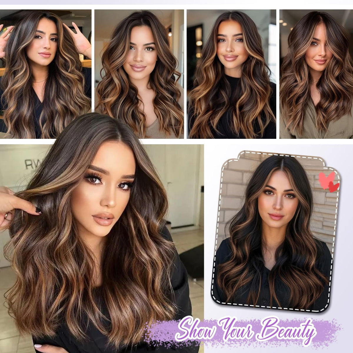 CURLCRAZY Anti-static, tangle-free fibers keep waves smooth between washes.