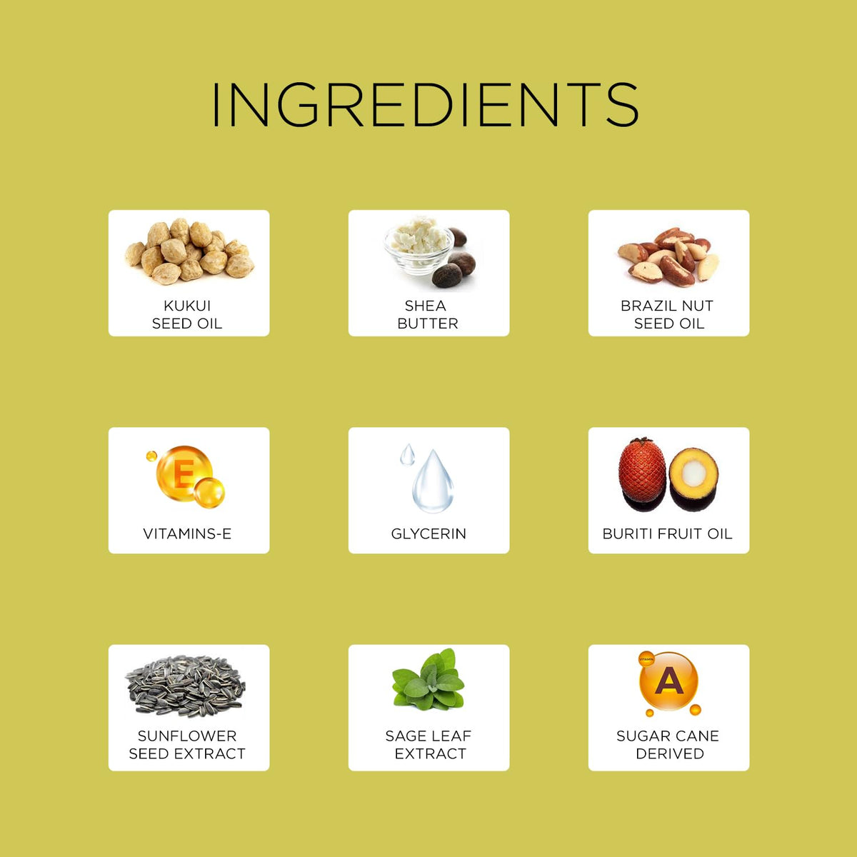 Kukui Oil vitamins A, C, E in Curldaze bottle for nourishing shine