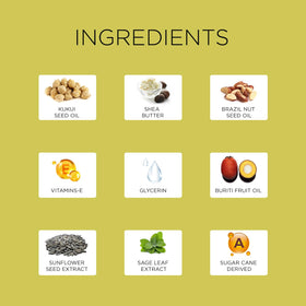Kukui Oil vitamins A, C, E in Curldaze bottle for nourishing shine
