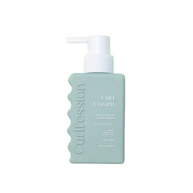 CurlFession Curl Cream bottle and pour for smooth, controlled application