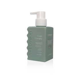 CurlFession Curl Cream applied to wet hair for even distribution