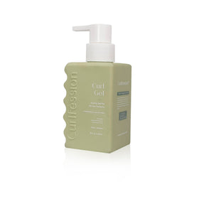 Product bottle ready for wet hair application demonstration.