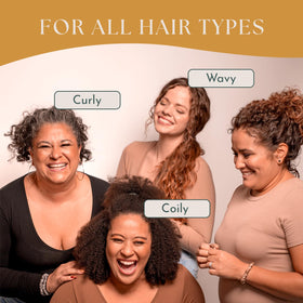 Curlfriend Collective anti-frizz silk scrunchie close-up emphasizes light, snag-free styling