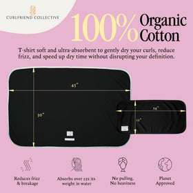 Curlfriend Mini towel wrap: compact, perfect for gym and travel refresh.