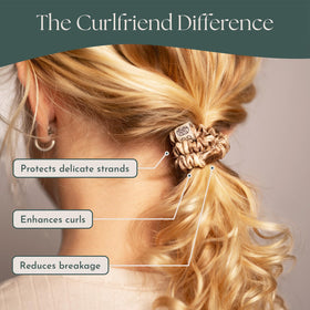 Curlfriend Collective four-pack silk scrunchies keeps you styled and prepared