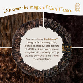 Curlfriend Mulberry Silk Skinny Scrunchies ideal for night use and protection.