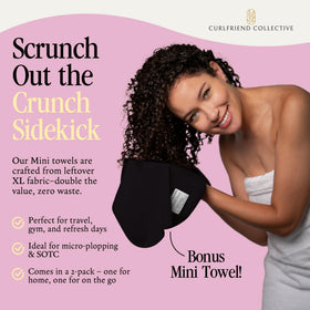 Curlfriend secure-fit wrap: no-slip design keeps curls covered all day.