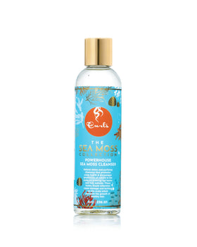 Curls Sea Moss Powerhouse Hair Cleanser bottle for detox scalp cleansing.