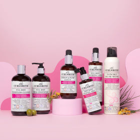CURLSMITH silky-soft finish with long-lasting volume after use.