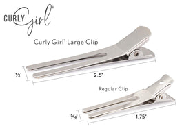 Curly Girl Large Root Alligator Clip packaging, rust resistant, salon or home use