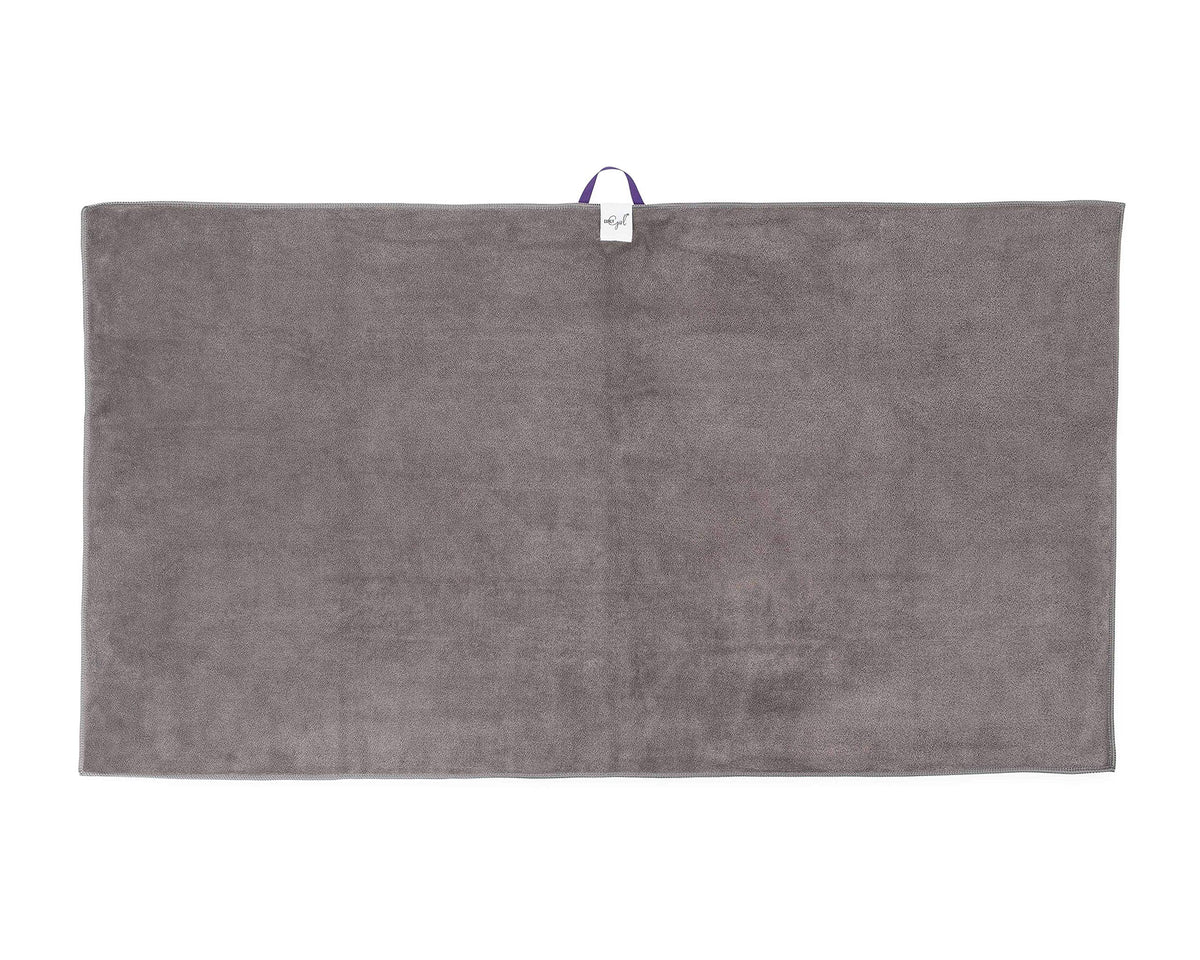 Curly Girl towel anti-frizz drying shows reduced friction for smoother curls.
