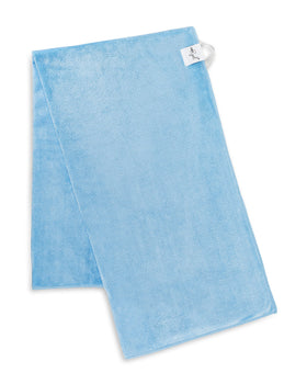 Curly Girl large microfiber towel for curls provides gentle, efficient drying.