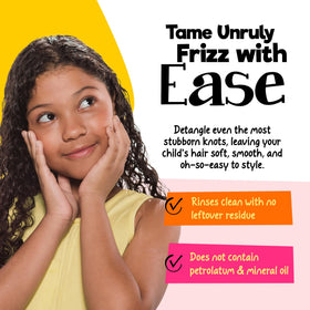 CurlyKids Frizz Control Paste works on damp or dry hair for flexible styling.