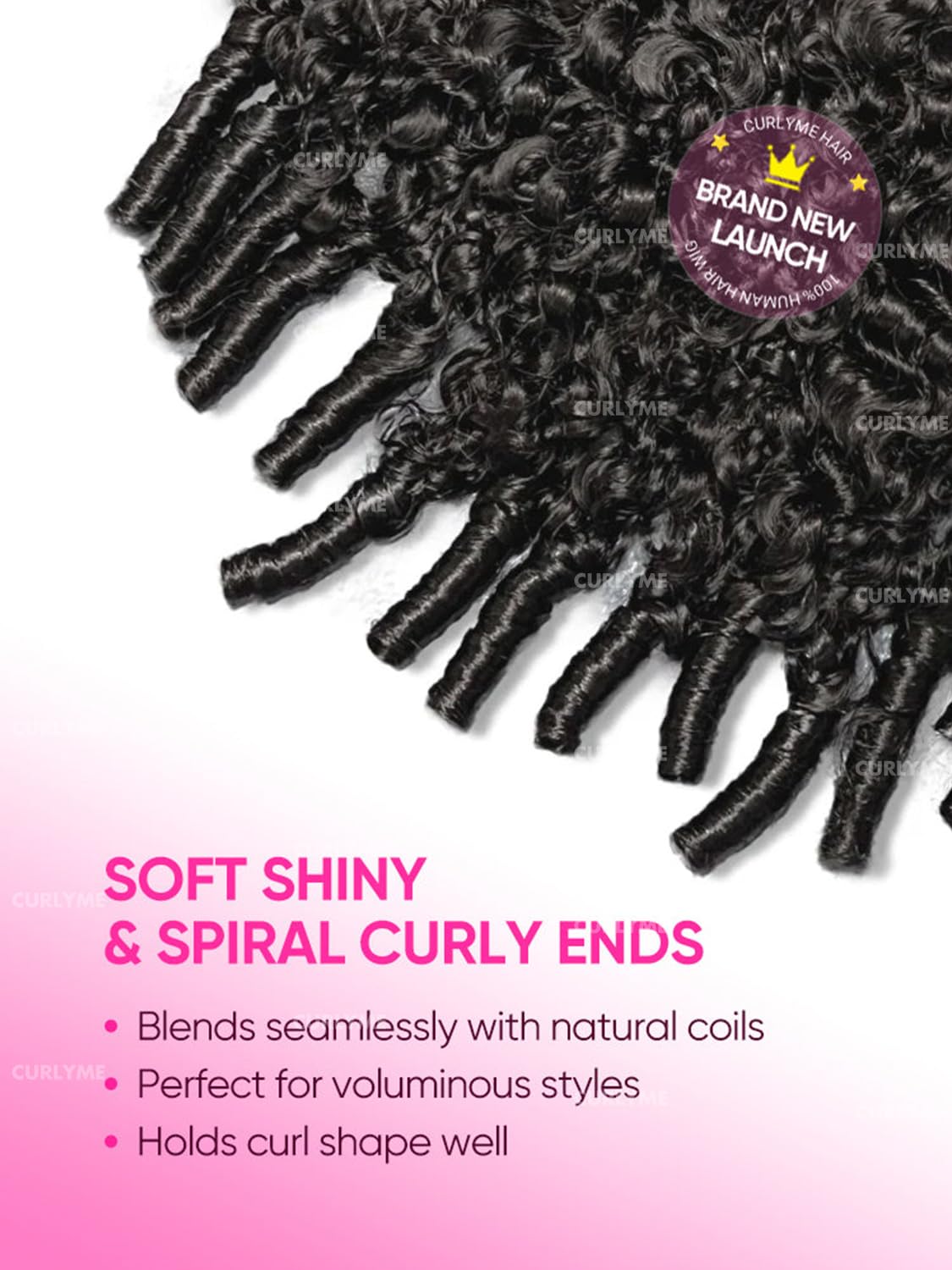 Curlyme 3-in-1 Burmese curls hold shape for voluminous styles