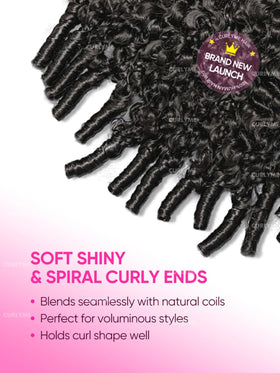 Curlyme 3-in-1 Burmese curls hold shape for voluminous styles