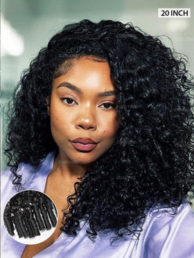 Curlyme blends seamlessly with natural coils for discreet finish