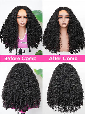 Curlyme invisible hairline wig creates a seamless natural look