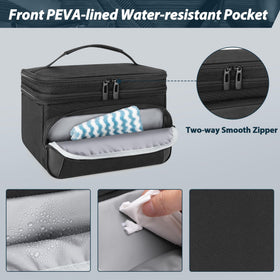 CURMIO transparent cover prevents barber supplies from slipping during transit.