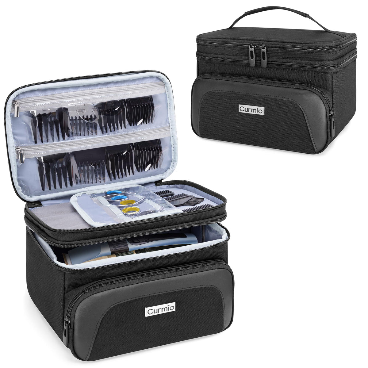 CURMIO travel case for hair clippers keeps tools secure on the go.