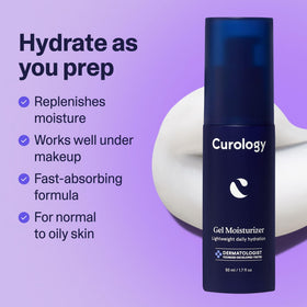 Curology Daily Gel Moisturizer with hyaluronic acid delivering quick hydration.