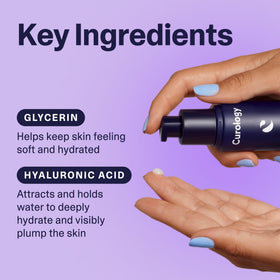 Curology Dermatologist-tested label, fragrance-free, non-comedogenic formula.