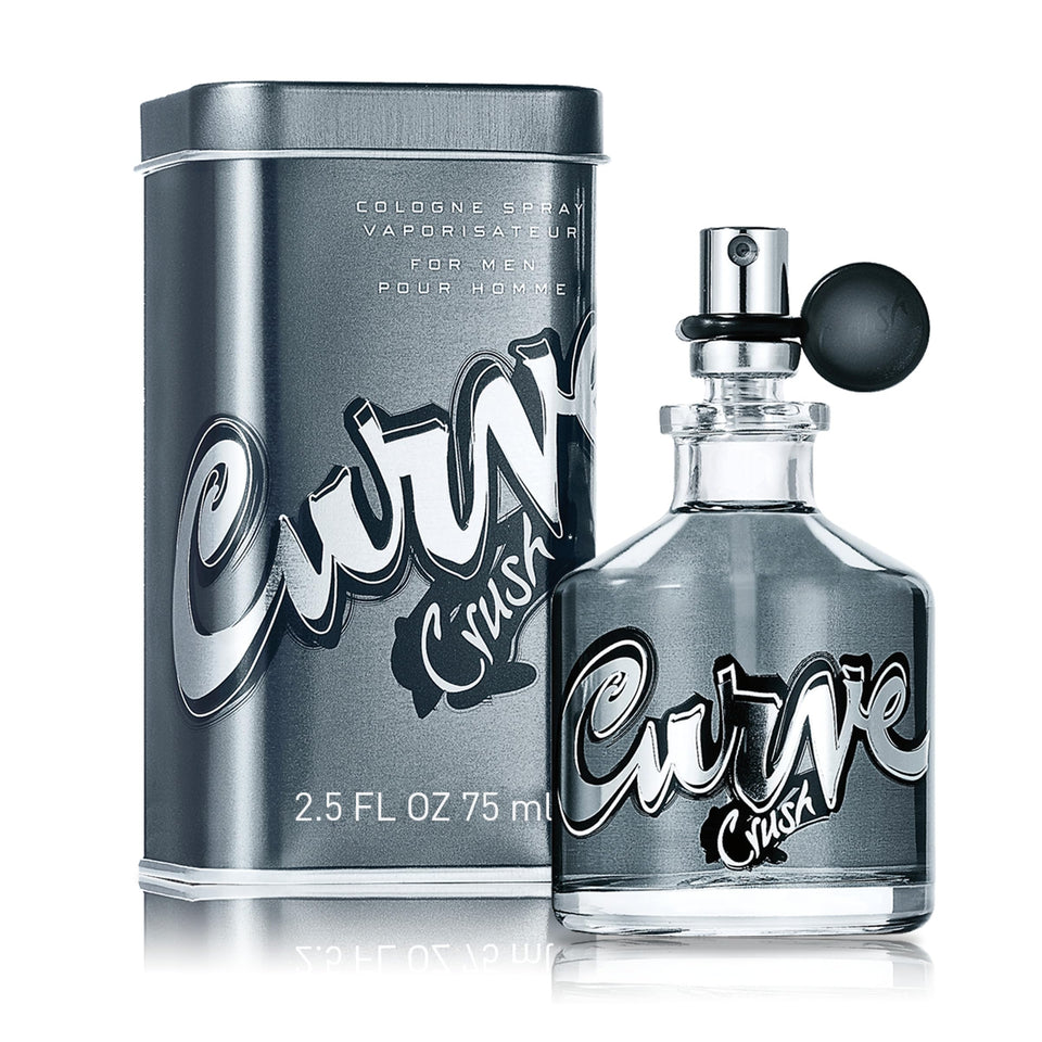 Curve Crush bottle front view, 2.5 oz size, ideal for everyday carry.