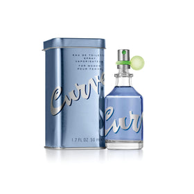 Curve fragrance being applied to skin for a fresh day-to-night scent.