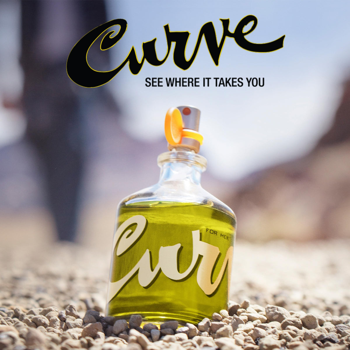Curve for Men balm being applied for post-shave protection and smooth skin.
