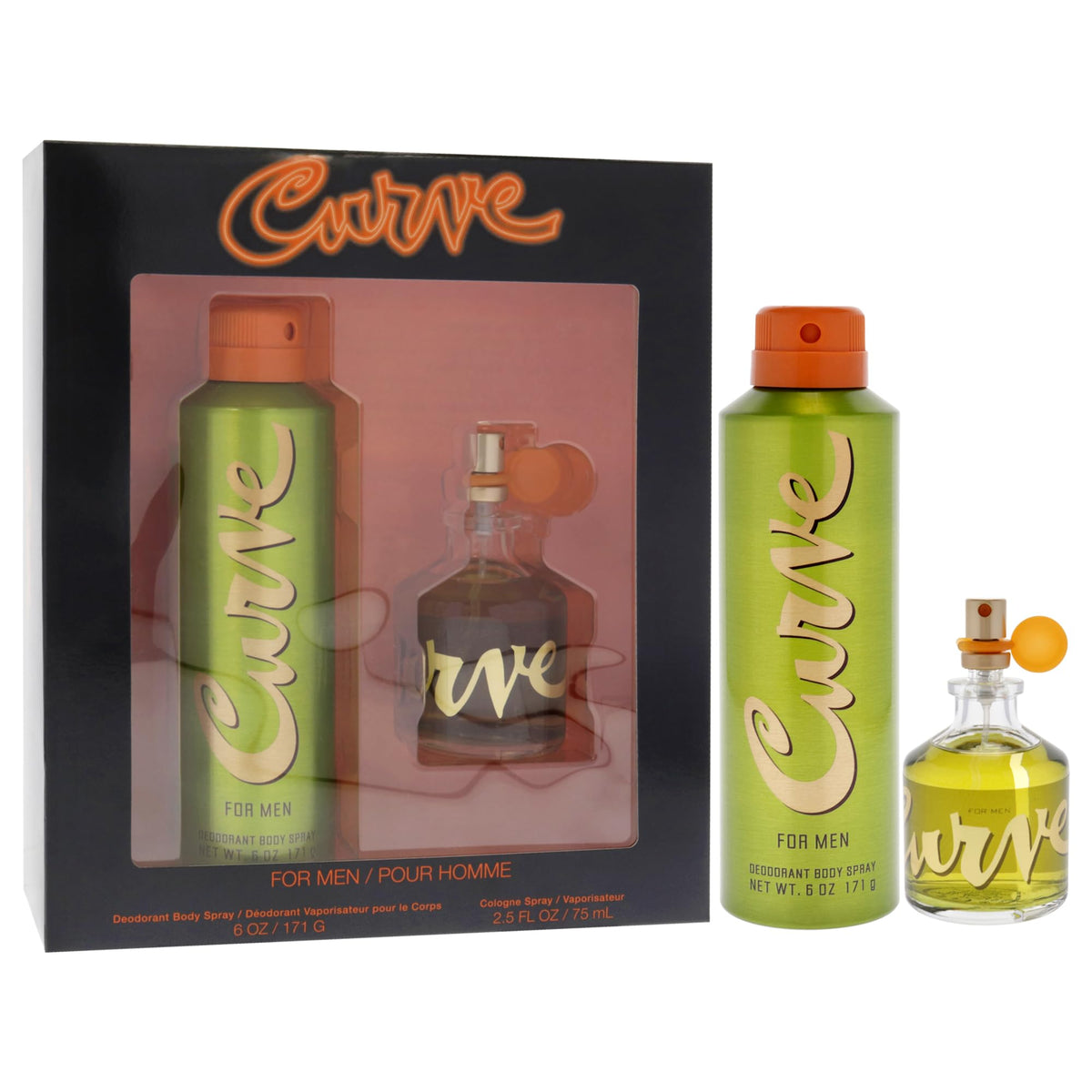 Curve for Men gift-set packaging displayed, ideal for thoughtful gifting.