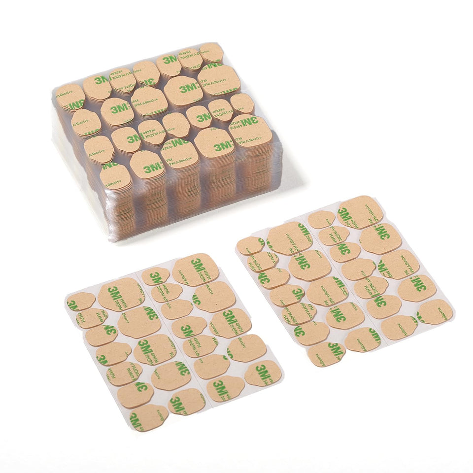 CurvLife jelly glue tabs showing high polymer adhesion for fake nails
