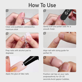 CurvLife gel nail application tools for durable wear and flexible styling.