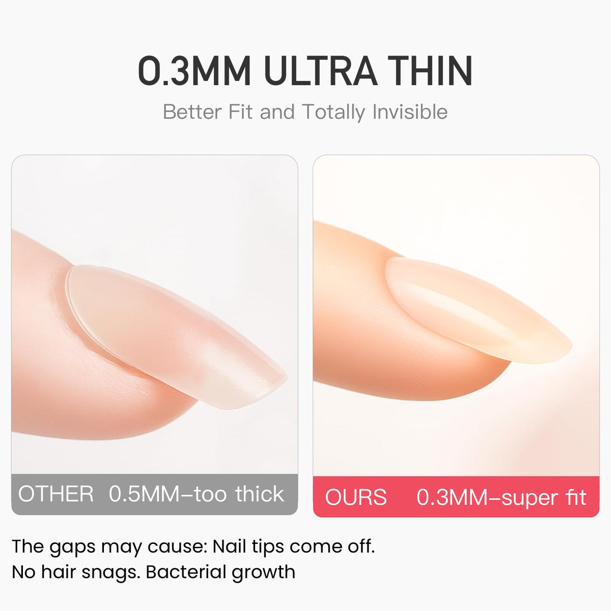 Curvlife TabQueen pack view showing adhesive sheets for versatile nail fits.