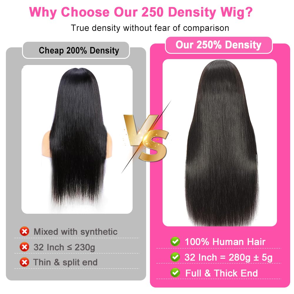 CUTE BEIN 13x6 HD lace front wig baby hair detail for soft framing