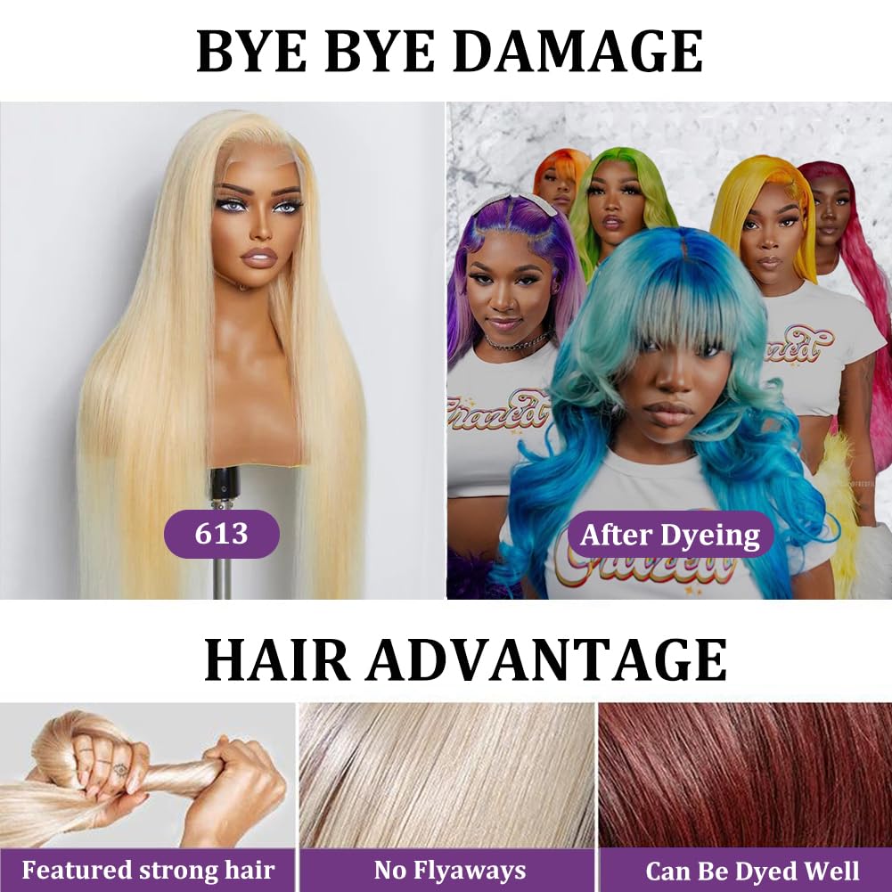 CUTE BEIN bleached-knots glueless wig for quick, versatile styling.