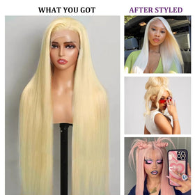 CUTE BEIN wig with pre-plucked baby hair for realistic hairline and easy styling.