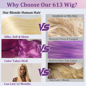 CUTE BEIN silky straight 200-density wig delivers smooth, tangle-free wear.