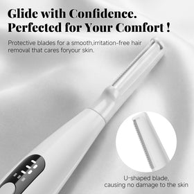 Compact cordless design of Cutemiss dermaplane with USB charging for on‑the‑go use.