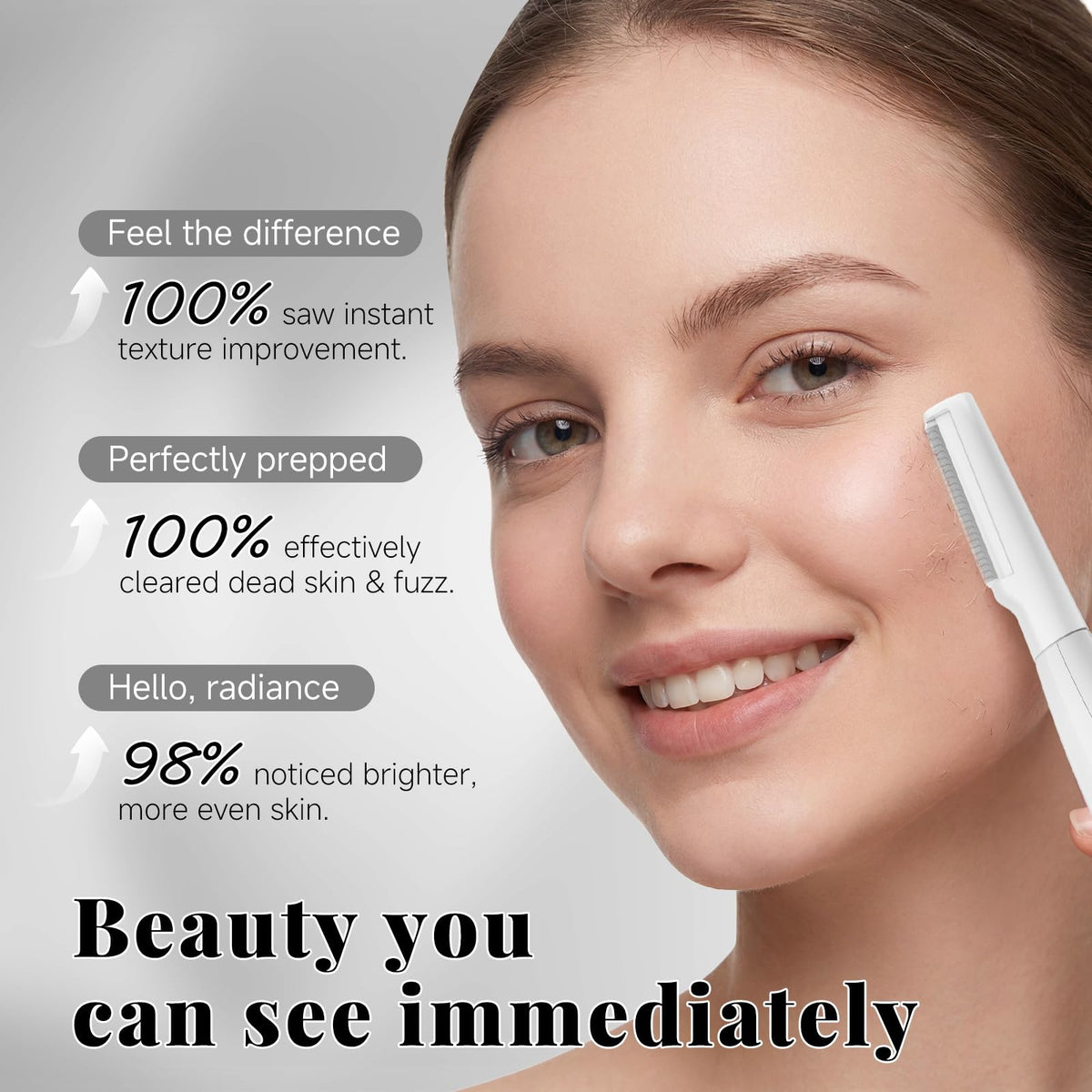 Replacement blades pack for Cutemiss dermaplane kit for continued gentle exfoliation.