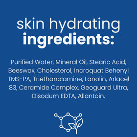 Hand applying Cutemol CM Emollient Cream for quick moisturization.