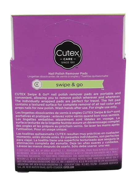 Cutex four-pack display showcasing complete remover kit