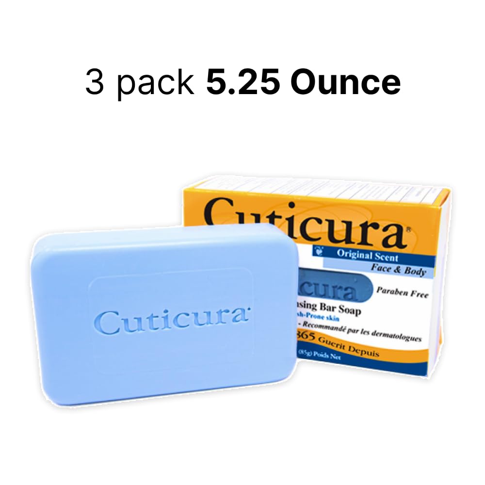 Cuticura dermatologist-recommended formula cleanses deeply without drying.