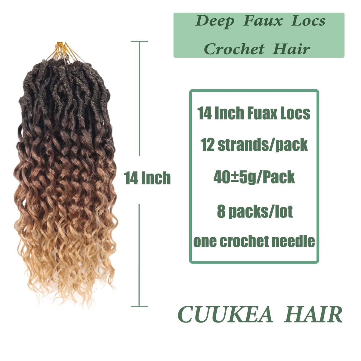 CUUKEA Goddess locs with curly ends highlight lightweight comfort.