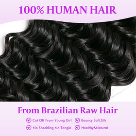CUUYUN deep wave curls closeup shows bouncy natural movement.