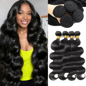 Cuzuzu Body Wave Bundles 18-inch packaging for easy storage and quick purchase.